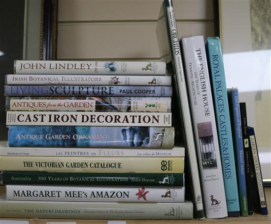 A quantity of reference books relating to English Garden and House Design